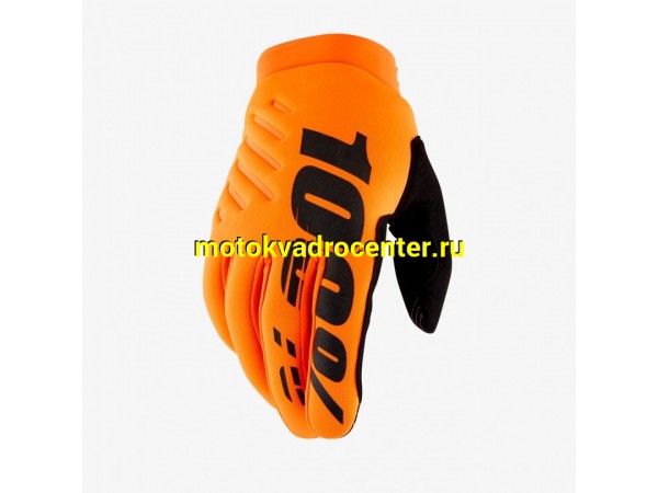 Купить  Перчатки 100% Brisker Youth Glove - подростковые (Fluo Orange/Black S (10004-00004) 2025 (пар) (Fox УТ-00022261 купить с доставкой по Москве и России, цена, технические характеристики, комплектация фото  - motoserp.ru