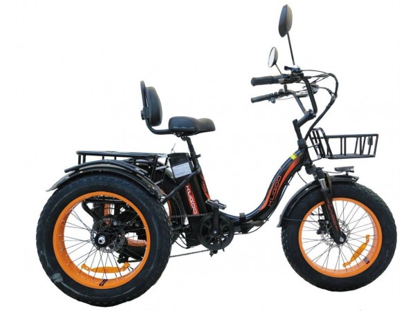 Купить  Электрокомплект Трайк (трицикл) FAT KG TRIKE (трехколесный), 20" 750 Вт. рама-алл, 6 ск, 48В 15.6Ач,  Li-ion бат, КАРЕТОЧНЫЙ ЭЛЕКТРОДВИГ. (шт) (Кит купить с доставкой по Москве и России, цена, технические характеристики, комплектация фото  - motoserp.ru