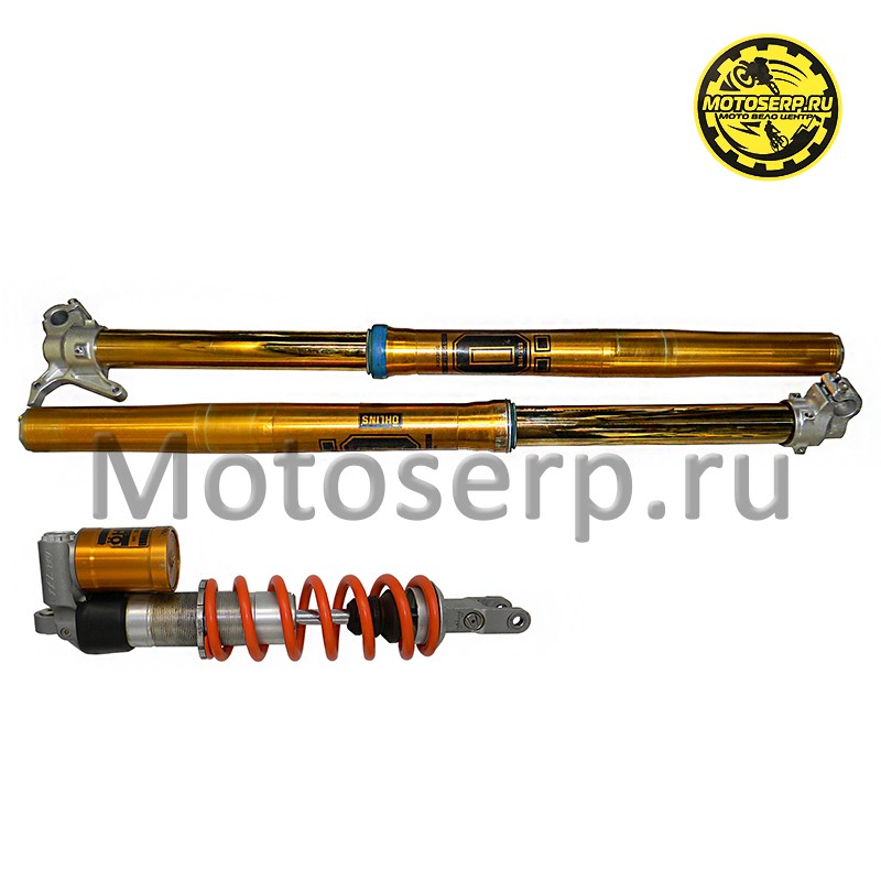 Купить  Комплект подвески Ohlins (KTM, Husqv, GR и пр.) Б/У 3 года. Обслуж. у Деметьва.d-54/60 (L-970mm H-570mm h-330mm) размеры в описании (комп) (0 купить с доставкой по Москве и России, цена, технические характеристики, комплектация фото  - motoserp.ru
