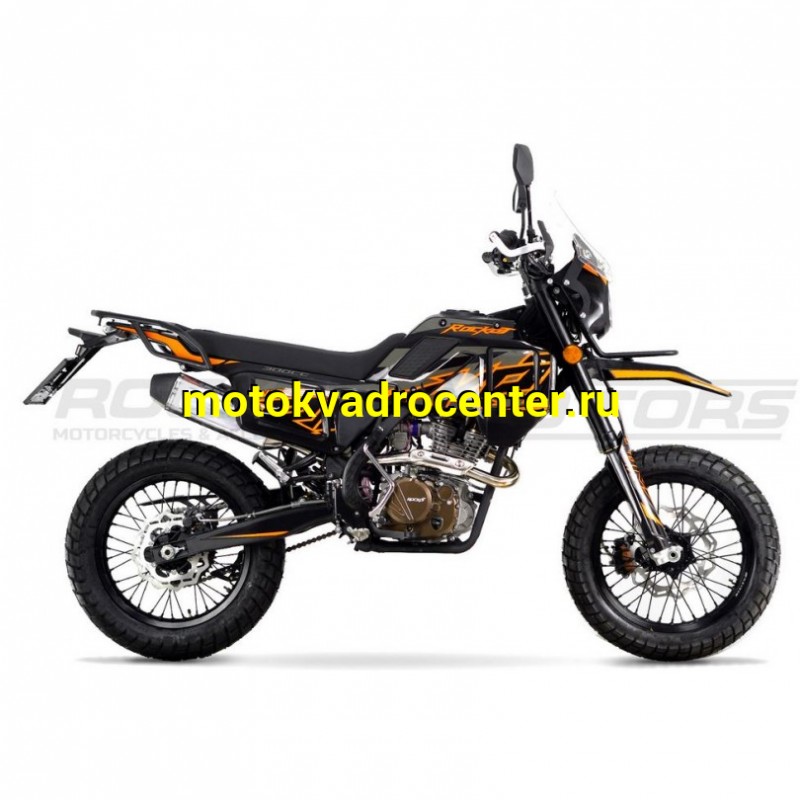 Купить  Мотоцикл внедорожный ROCKOT WARRIOR (ЭПТС) Тур-эндуро LX176FMN (реплика Husqvarna Norden) Мотард 21/18" (шт) (ROCKOT (ФОТО купить с доставкой по Москве и России, цена, технические характеристики, комплектация фото  - motoserp.ru