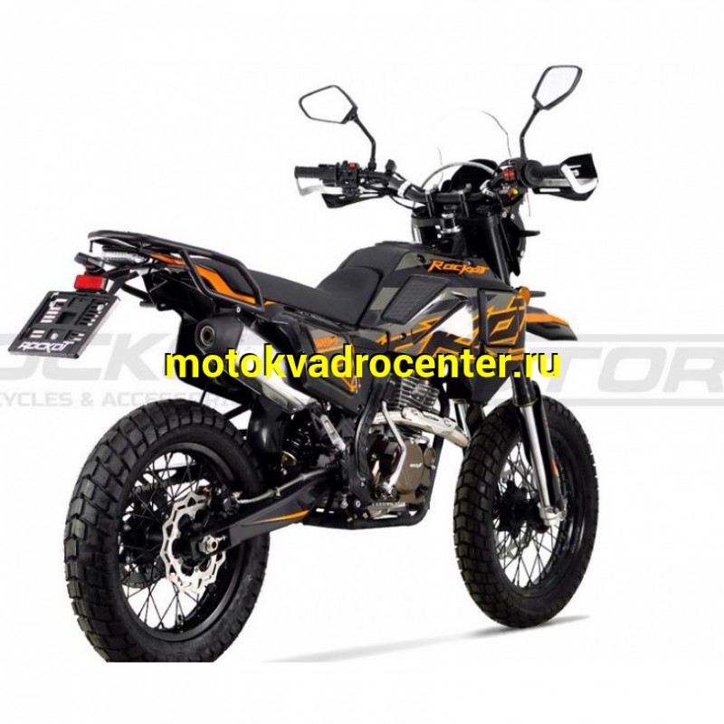 Купить  Мотоцикл внедорожный ROCKOT WARRIOR (ЭПТС) Тур-эндуро LX176FMN (реплика Husqvarna Norden) Мотард 21/18" (шт) (ROCKOT (ФОТО купить с доставкой по Москве и России, цена, технические характеристики, комплектация фото  - motoserp.ru