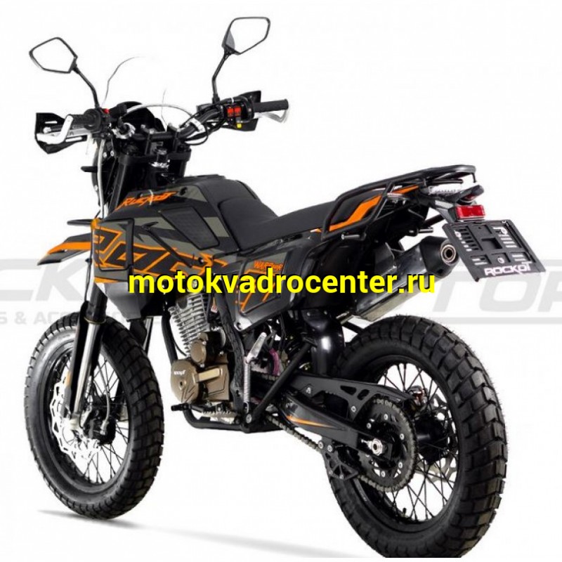 Купить  Мотоцикл внедорожный ROCKOT WARRIOR (ЭПТС) Тур-эндуро LX176FMN (реплика Husqvarna Norden) Мотард 21/18" (шт) (ROCKOT (ФОТО купить с доставкой по Москве и России, цена, технические характеристики, комплектация фото  - motoserp.ru