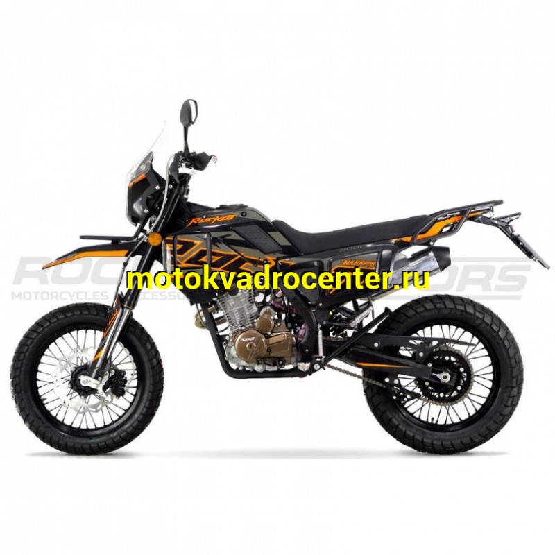 Купить  Мотоцикл внедорожный ROCKOT WARRIOR (ЭПТС) Тур-эндуро LX176FMN (реплика Husqvarna Norden) Мотард 21/18" (шт) (ROCKOT (ФОТО купить с доставкой по Москве и России, цена, технические характеристики, комплектация фото  - motoserp.ru