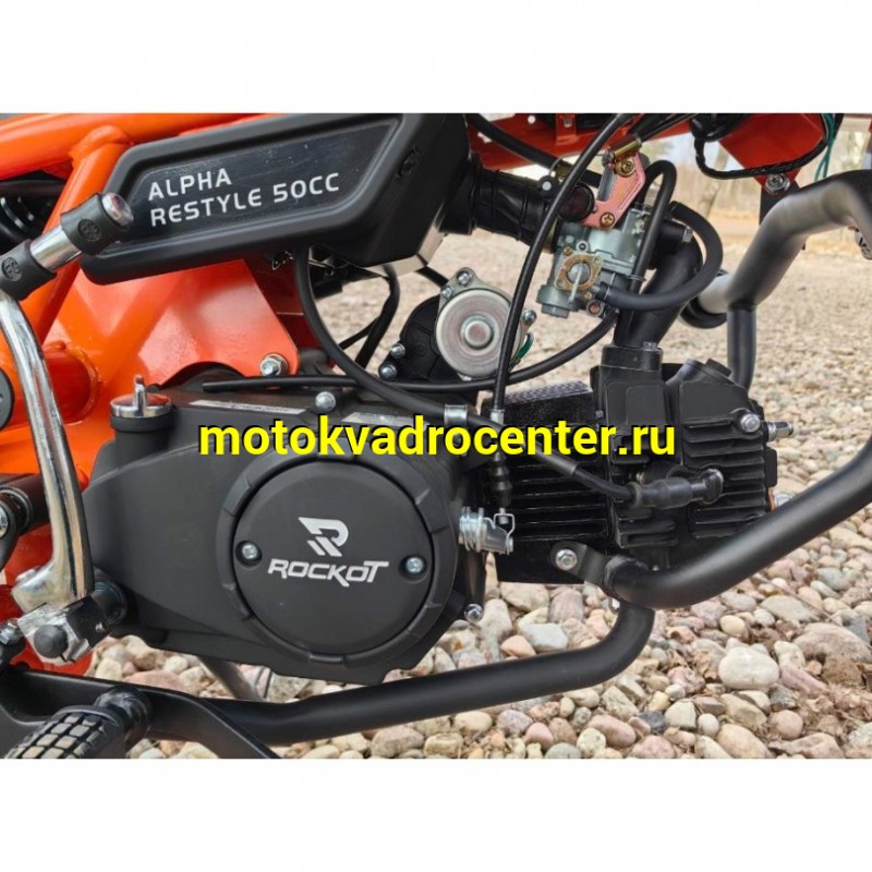 Купить  Мопед Rockot Alpha RESTYLE (Альфа Рестайл) + ЦПГ 4Т,возд. охл.,17"/17" диск./диск. (шт) 01250 (Rockot (ФОТО купить с доставкой по Москве и России, цена, технические характеристики, комплектация фото  - motoserp.ru