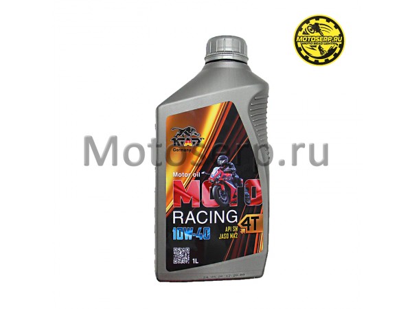 Купить  Масло K.A.T. Moto Racing 4T 10W40 синт. для мотоциклов 1л (шт) (KAT MR100018 купить с доставкой по Москве и России, цена, технические характеристики, комплектация фото  - motoserp.ru