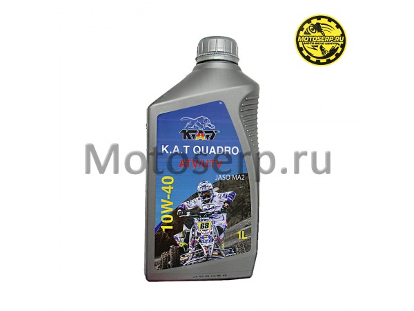 Купить  Масло K.A.T. Quadro ATV/UTV 4T 10W40 синт. 1л (шт) (KAT QD100044 купить с доставкой по Москве и России, цена, технические характеристики, комплектация фото  - motoserp.ru