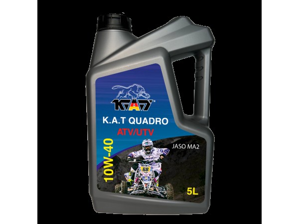 Купить  Масло K.A.T. Quadro ATV/UTV 4T 10W40 синт. 5л (шт) (KAT QD100043 купить с доставкой по Москве и России, цена, технические характеристики, комплектация фото  - motoserp.ru