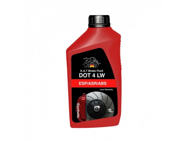 Купить  Тормозная жидкость K.A.T. Brake Fluid DOT 4 LW 1л (шт) (KAT BF100111 купить с доставкой по Москве и России, цена, технические характеристики, комплектация фото  - motoserp.ru