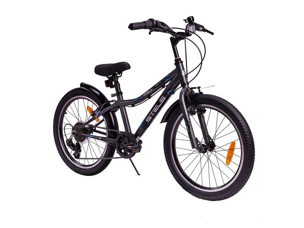 Купить  20" скоростной STELS Pilot-230 V серый (Стелс пилот 230 В)  20"; 6ск; рама-сталь; тормоз-V-Brake (шт) (ART купить с доставкой по Москве и России, цена, технические характеристики, комплектация фото  - motoserp.ru