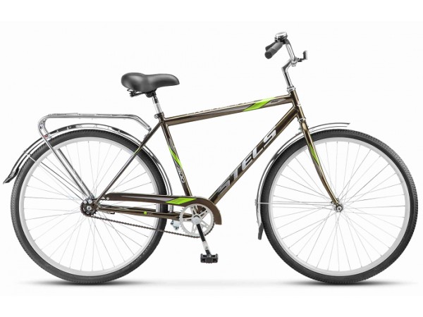 Купить  28" STELS AVANGARD 300 28C оливковый (СТЕЛС АВАНГАРД 28Ц) 28"; 1ск; рама-сталь; тормоз-ножной; вилка стальная-жесткая (шт) (ART купить с доставкой по Москве и России, цена, технические характеристики, комплектация фото  - motoserp.ru