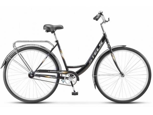 Купить  28" STELS LEGENDA 330 28C черный (Стелс Легенда 330) 28"; 1ск; рама-сталь; тормоз-ножной; вилка стальная-жесткая (шт) (ART купить с доставкой по Москве и России, цена, технические характеристики, комплектация фото  - motoserp.ru