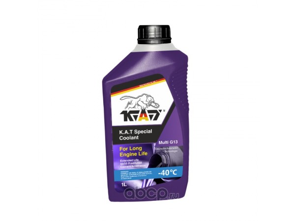 Купить  Антифриз K.A.T. Special Coolant - Multi G13 Фиолетовый (шт) (KAT CL200280 купить с доставкой по Москве и России, цена, технические характеристики, комплектация фото  - motoserp.ru
