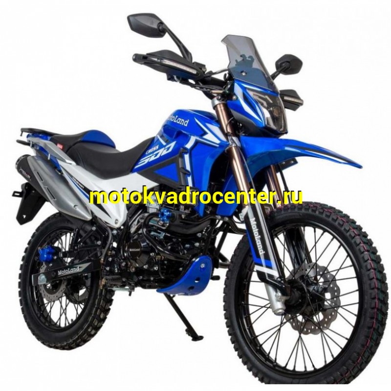 Купить  Мотоцикл внедорожный Motoland ENDURO SHIFT 300 172FMM PR300 синий (ЭПТС), 21/18, (шт) (ML 26630 купить с доставкой по Москве и России, цена, технические характеристики, комплектация фото  - motoserp.ru