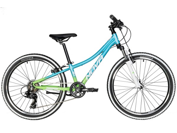 Купить  24" NOVATRACK  KATRINA бирюзовый (11") (НОВАТРЕК КАТРИНА) 24"; 7ск; рама-алюм; тормоз-V-Brake (шт) (ART купить с доставкой по Москве и России, цена, технические характеристики, комплектация фото  - motoserp.ru