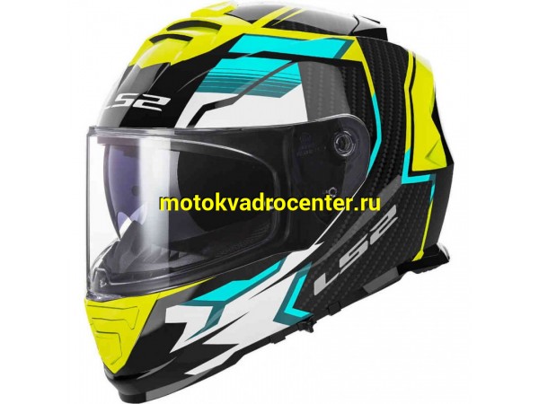 Купить  Шлем закрытый LS2 FF800 STORM II TRACKER Black Yellow (XXXL) интеграл (шт) (LS2 купить с доставкой по Москве и России, цена, технические характеристики, комплектация фото  - motoserp.ru