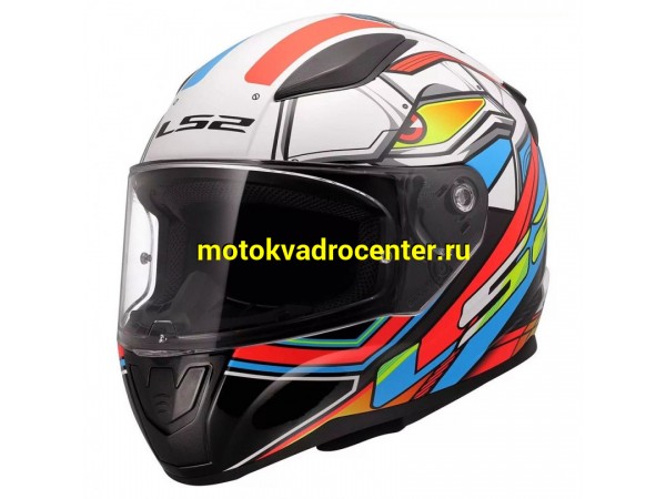 Купить  Шлем закрытый LS2 FF353 RAPID 2 XDRON White Neon Orange (XXL) интеграл (шт) (LS2 купить с доставкой по Москве и России, цена, технические характеристики, комплектация фото  - motoserp.ru