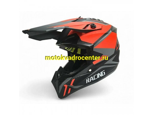 Купить  Шлем Кросс MOTAX 127 Matt Black/Orange (G24) (M) (шт) (MOTAX купить с доставкой по Москве и России, цена, технические характеристики, комплектация фото  - motoserp.ru