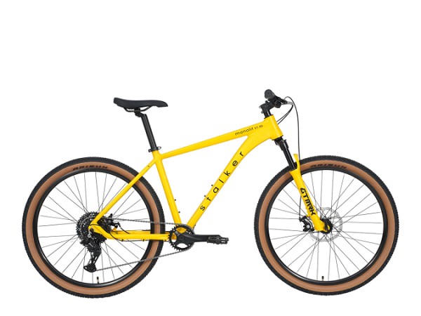 Купить  27.5" STALKER MONOLIT27.3 желтый (16&rdquo;) (Сталкер Монолит27.3) 27,5&rdquo;; горный; 8ск; рама-алюминий; тормоз-Disk (шт) (ART купить с доставкой по Москве и России, цена, технические характеристики, комплектация фото  - motoserp.ru
