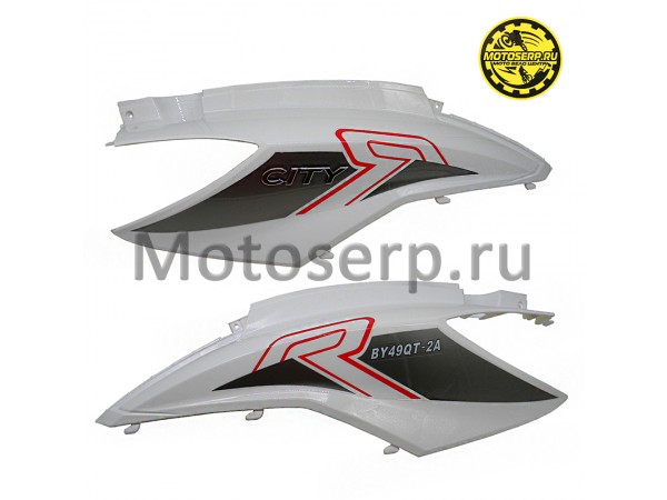 Купить  Обтекатель задний (боковина) VENTO CITY WHITE (белый) (050002005) (пар)  (Vento 22132  купить с доставкой по Москве и России, цена, технические характеристики, комплектация фото  - motoserp.ru