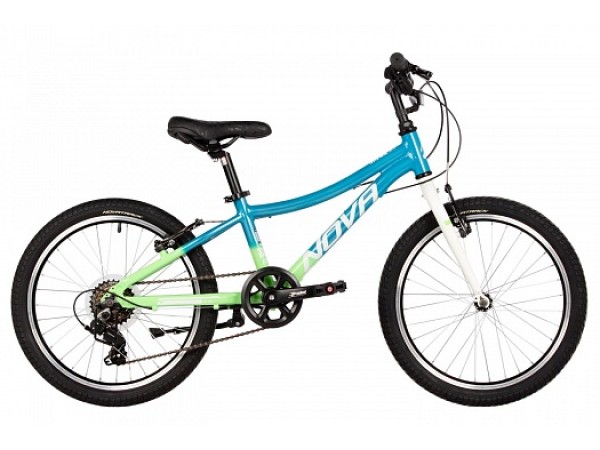 Купить  20" скоростной NOVATRACK KATRINA салатовый  (НОВАТРЕК КАТРИНА) 20"; 7ск; рама-алюм; тормоз-Disc (шт) (ART (M купить с доставкой по Москве и России, цена, технические характеристики, комплектация фото  - motoserp.ru