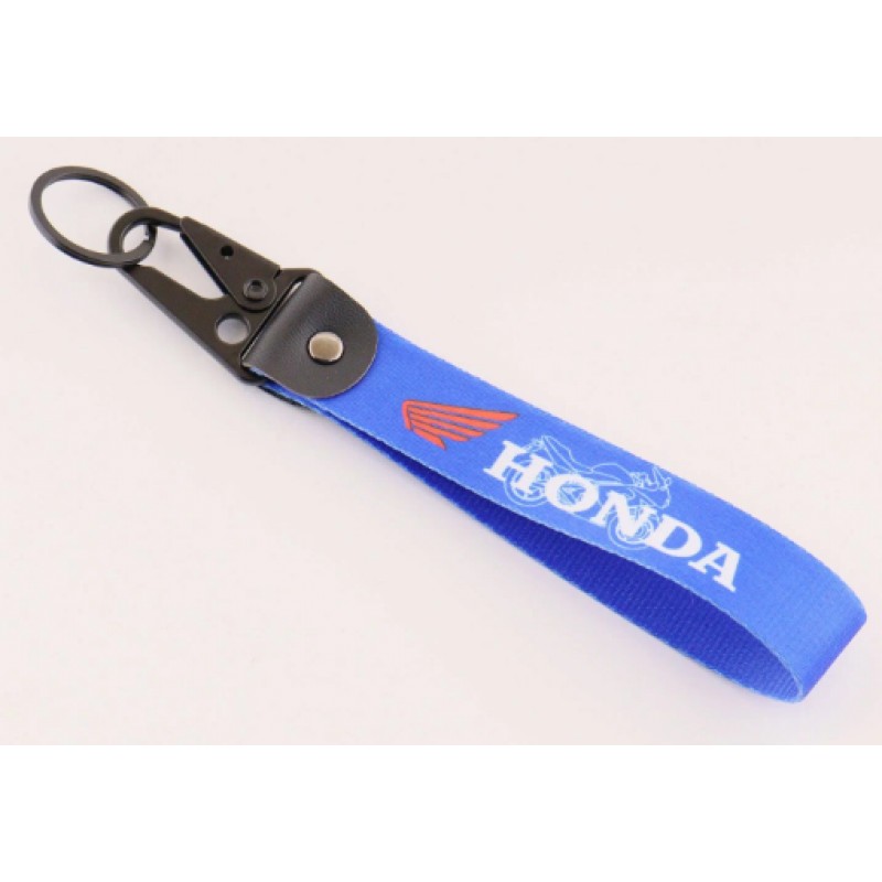 Купить  Брелок тканевый  "Honda Blue" с карабином (шт) (ANKON 028583 купить с доставкой по Москве и России, цена, технические характеристики, комплектация фото  - motoserp.ru