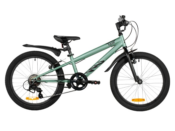 Купить  20" скоростной NOVATRACK RACER зеленый (НОВАТРЕК РЕЙСЕР) 20"; 6ск; рама-магний; тормоз-V-Brake (шт) (ART (M купить с доставкой по Москве и России, цена, технические характеристики, комплектация фото  - motoserp.ru