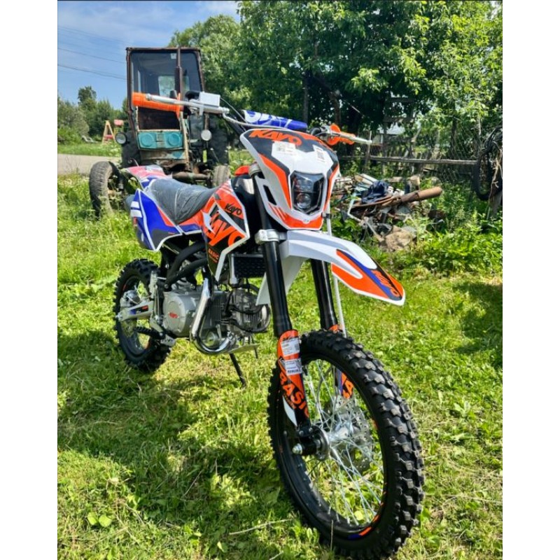 Купить  Питбайк KAYO Basic YX140EM 17/14 KRZ (механ. сцепл., эл. стартер) 2026 г (шт) (SM купить с доставкой по Москве и России, цена, технические характеристики, комплектация фото  - motoserp.ru