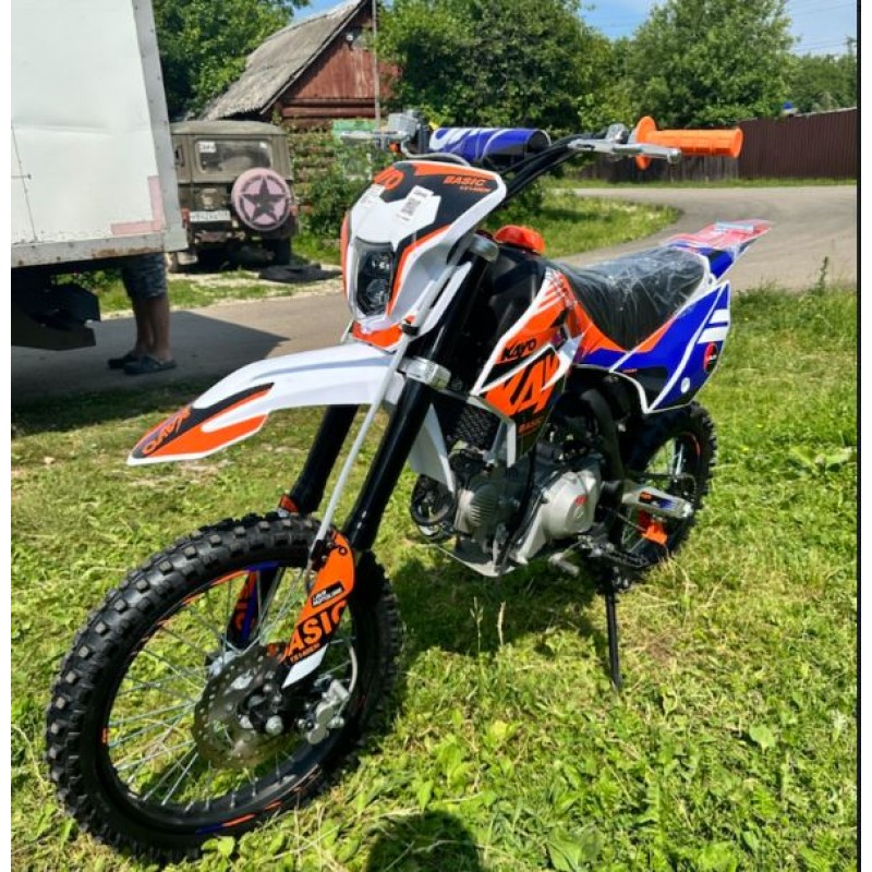 Купить  Питбайк KAYO Basic YX140EM 17/14 KRZ (механ. сцепл., эл. стартер) 2026 г (шт) (SM купить с доставкой по Москве и России, цена, технические характеристики, комплектация фото  - motoserp.ru