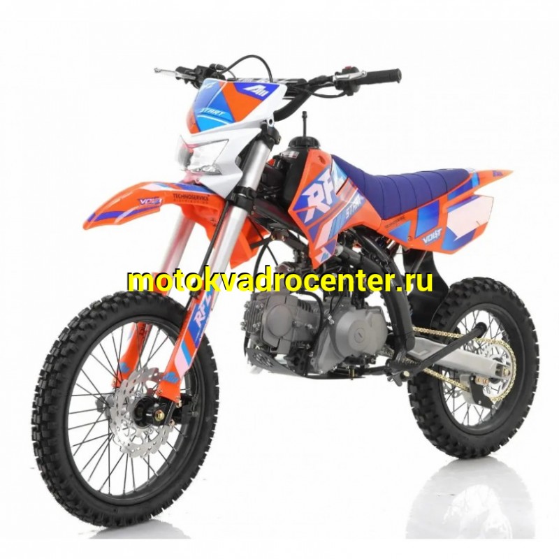 Купить  Питбайк Apollo RFZ START 125LE эл/кикстарт,17/14" (спортинв) (шт) (Motax купить с доставкой по Москве и России, цена, технические характеристики, комплектация фото  - motoserp.ru