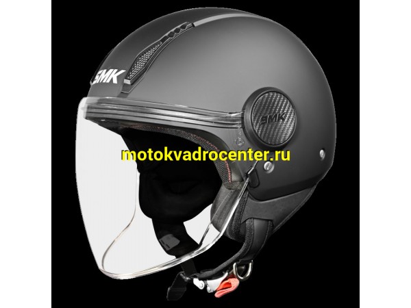 Купить  Шлем открытый  со стеклом SMK LAMINAR, цвет черный матовый (M) (шт) (Bajaj LAMINAR MA200 купить с доставкой по Москве и России, цена, технические характеристики, комплектация фото  - motoserp.ru