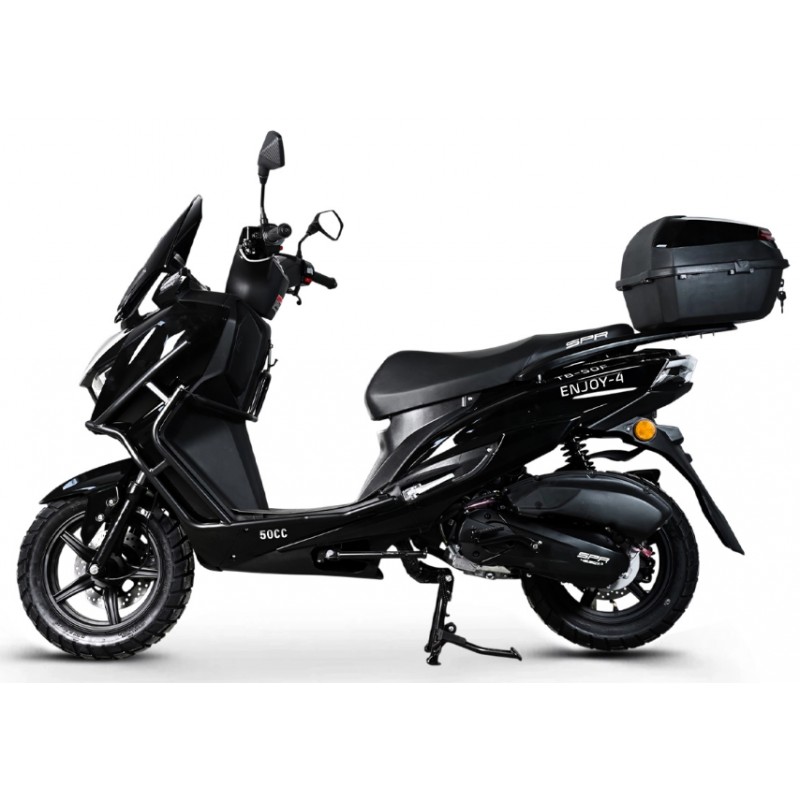 Купить  Скутер SPRMOTORS Enjoy T8-50F 12/12"диск/диск; кофр; дуги (шт) 01500 (SPR купить с доставкой по Москве и России, цена, технические характеристики, комплектация фото  - motoserp.ru