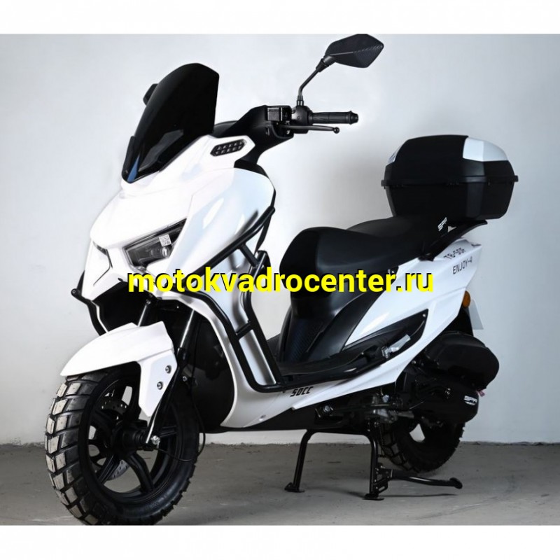 Купить  Скутер SPRMOTORS Enjoy T8-50F 12/12"диск/диск; кофр; дуги (шт) 01500 (SPR купить с доставкой по Москве и России, цена, технические характеристики, комплектация фото  - motoserp.ru