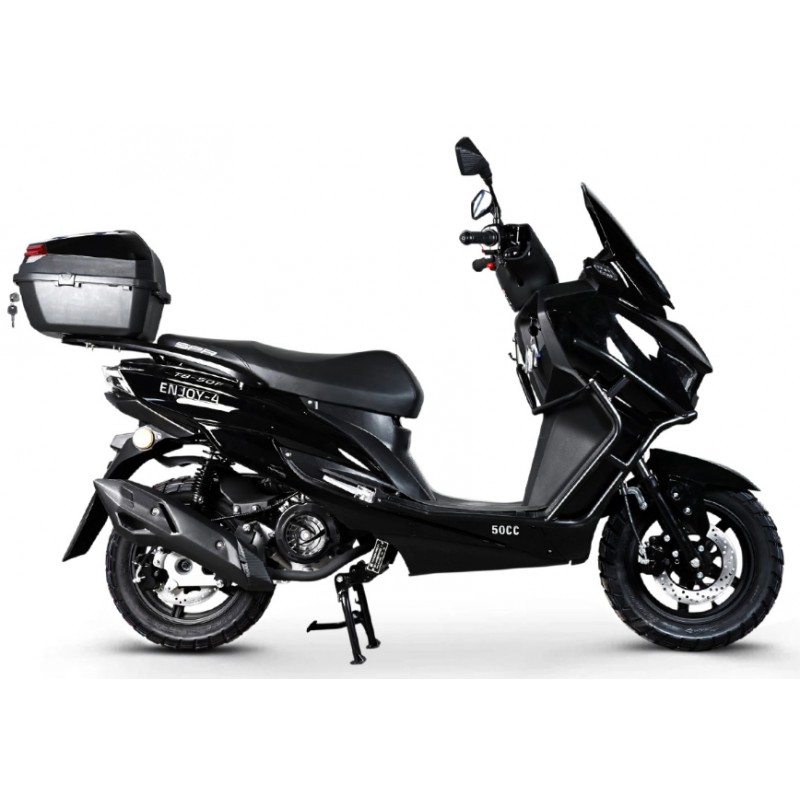 Купить  Скутер SPRMOTORS Enjoy T8-50F 12/12"диск/диск; кофр; дуги (шт) 01500 (SPR купить с доставкой по Москве и России, цена, технические характеристики, комплектация фото  - motoserp.ru