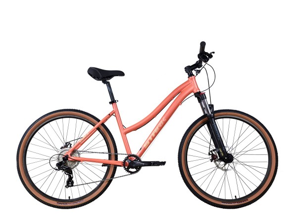Купить  27.5" STARK LUNA 27,1 кораловый (16) (старк луна) 27.5"; 8ск; рама-алюм; тормоз-Disk (шт) (ART купить с доставкой по Москве и России, цена, технические характеристики, комплектация фото  - motoserp.ru