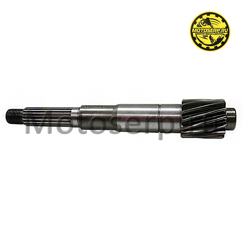 Купить  Шестерня - вал редукт первичный (хвостовик) LX162FMK-2 Motax Grizlik Ultra (L=166mm, 14зуб) (шт) (MOTAX купить с доставкой по Москве и России, цена, технические характеристики, комплектация фото  - motoserp.ru