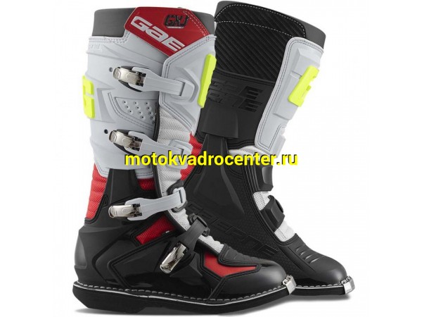 Купить  Мотоботы кросс. GAERNE GX-J  (защ. голени), черный/белый/красный р-р 40" (Ч/З) (пар) (GAERNE 2169-029 купить с доставкой по Москве и России, цена, технические характеристики, комплектация фото  - motoserp.ru