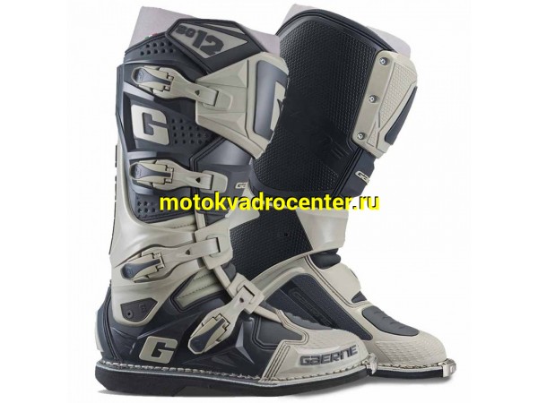 Купить  Мотоботы кросс. GAERNE SG-12 (защ. голени), серый/черный р-р 45" (Ч/З) (пар) (GAERNE 2174-121 купить с доставкой по Москве и России, цена, технические характеристики, комплектация фото  - motoserp.ru
