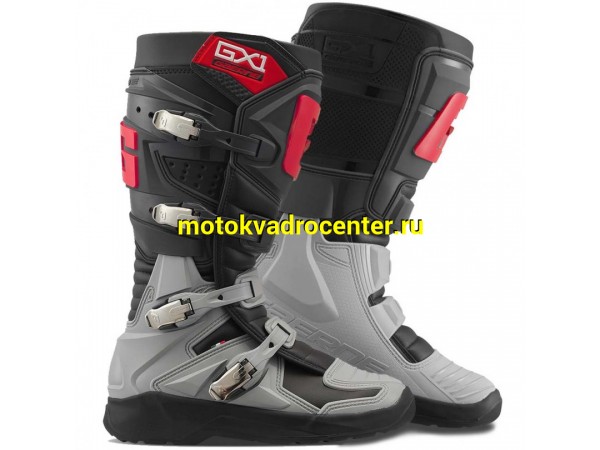 Купить  Мотоботы кросс. GAERNE GX-1 EVO (защ. голени), красный/черный/серый р-р 45" (Ч/З) (пар) (GAERNE 2193-032 купить с доставкой по Москве и России, цена, технические характеристики, комплектация фото  - motoserp.ru