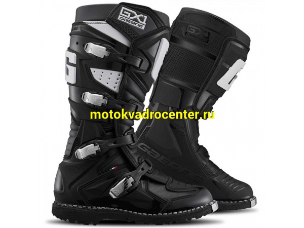 Купить  Мотоботы кросс. GAERNE GX-1 Enduro (защ. голени), черный р-р 44" (Ч/З) (пар) (GAERNE 2194-001 купить с доставкой по Москве и России, цена, технические характеристики, комплектация фото  - motoserp.ru