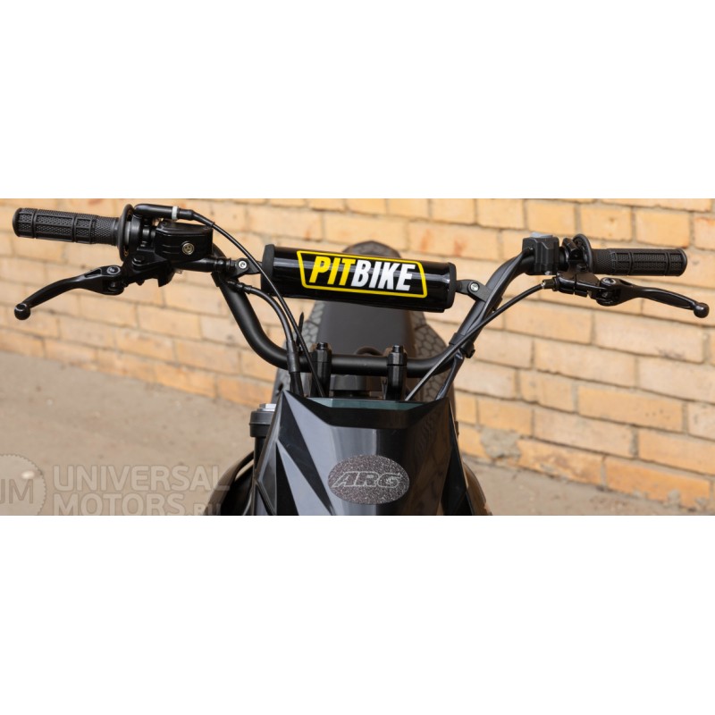 Купить  Питбайк ARG 125cc 14/12 (17/14" встанут) мех. эл/кикстарт, дупл. рама, быстосъем. сиден, неломайки, пульт КТМ, ув. бак (шт) купить с доставкой по Москве и России, цена, технические характеристики, комплектация фото  - motoserp.ru