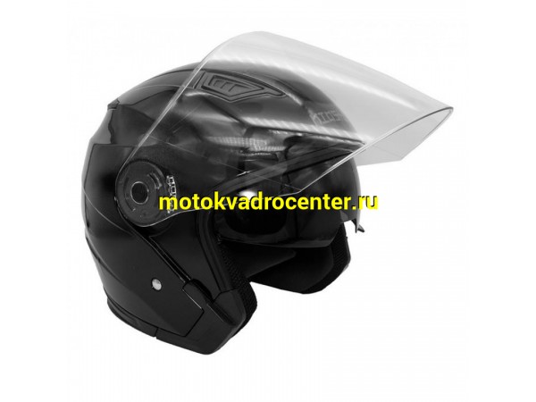 Купить  Шлем открытый  со стеклом KIOSHI 516 цвет черный р-р (S) (шт) (Regul 304173-1 купить с доставкой по Москве и России, цена, технические характеристики, комплектация фото  - motoserp.ru
