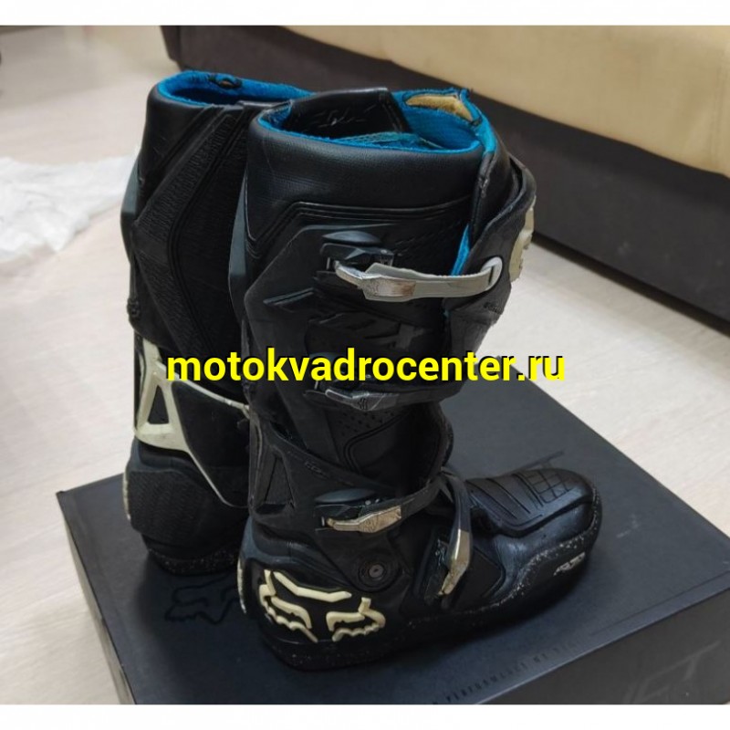 Купить  Мотоботы кросс. Fox Instinct Black/White 10; р-р 42" (модель 2020г) Б/У  (пар) (Fox Н66543 купить с доставкой по Москве и России, цена, технические характеристики, комплектация фото  - motoserp.ru