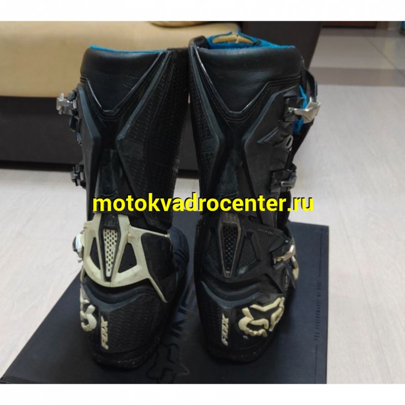 Купить  Мотоботы кросс. Fox Instinct Black/White 10; р-р 42" (модель 2020г) Б/У  (пар) (Fox Н66543 купить с доставкой по Москве и России, цена, технические характеристики, комплектация фото  - motoserp.ru