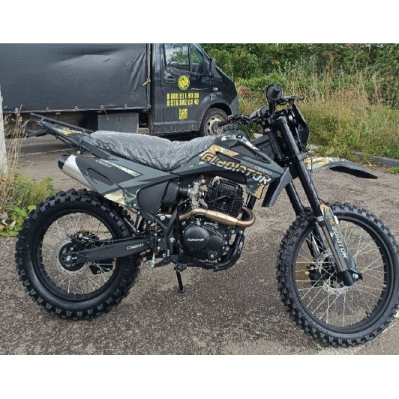 Купить  Мотоцикл Кросс/Эндуро Gladiator C2, 250cc, 172FMM, 21/18", диск/диск (шт)  купить с доставкой по Москве и России, цена, технические характеристики, комплектация фото  - motoserp.ru