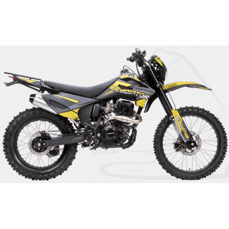 Купить  Мотоцикл Кросс/Эндуро Gladiator C2, 250cc, 172FMM, 21/18", диск/диск (шт)  купить с доставкой по Москве и России, цена, технические характеристики, комплектация фото  - motoserp.ru