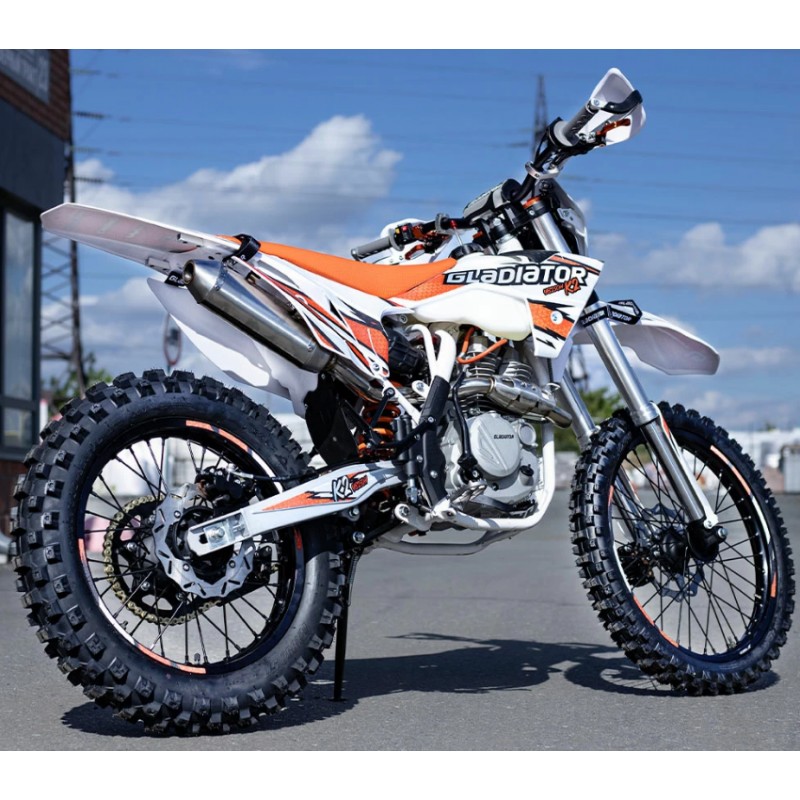 Купить  Мотоцикл Кросс/Эндуро Gladiator K2, 250cc,  LC171YMM (YB250H) 4х клапанный, 21/18", диск/диск (шт)  купить с доставкой по Москве и России, цена, технические характеристики, комплектация фото  - motoserp.ru