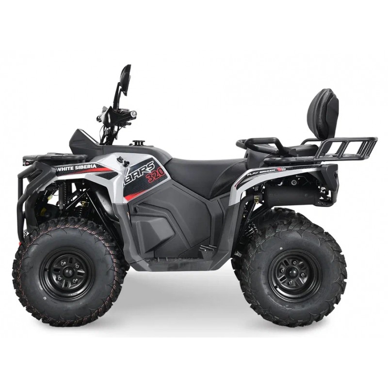 Купить  320cc Квадроцикл WHITE SIBERIA BARS 320CC PRO утилитарный 4&times;2, цепь, карб., 320сс 2026г. 10"/10"  (шт) (SIBERIA купить с доставкой по Москве и России, цена, технические характеристики, комплектация фото  - motoserp.ru