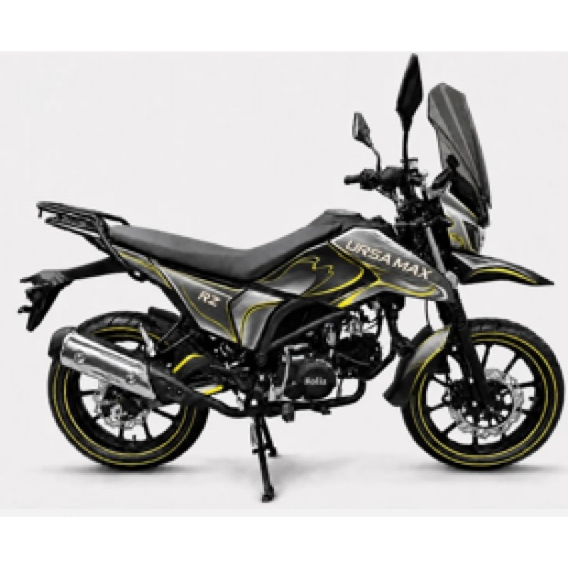 Купить  Мопед ROLIZ Альфа URSA MAX Genuine 150 EFI 17"/17", 4Т, инжектор, диск/диск, мотард (шт)  купить с доставкой по Москве и России, цена, технические характеристики, комплектация фото  - motoserp.ru