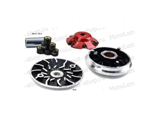 Купить  Вариатор передний 157QMJ 150см3 X-tech (Щека D-118mm, втулка d-15mm/24mm. l-51.5mm) (шт) (ML 21041 купить с доставкой по Москве и России, цена, технические характеристики, комплектация фото  - motoserp.ru