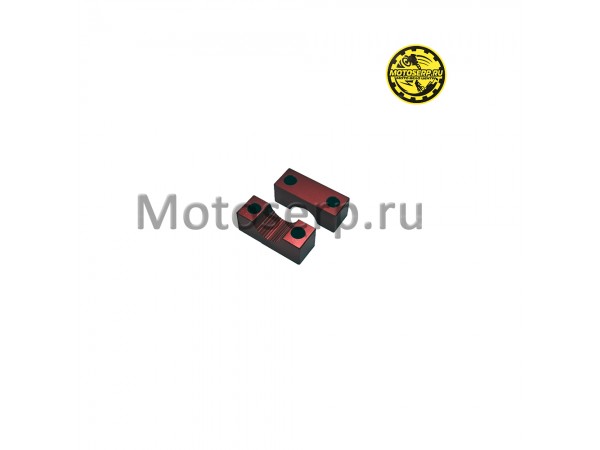 Купить  Крепление (кронштейн, хомут, зажим руля) (GRIZLIK SL PREMIUM) (2024) D22,2mm, Крепление руля верхнее красная (пара) (MOTAX 00-00014670 купить с доставкой по Москве и России, цена, технические характеристики, комплектация фото  - motoserp.ru